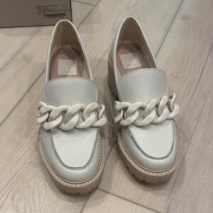 Dolce Vita  HARIS MULES IVORY LEATHER size 6